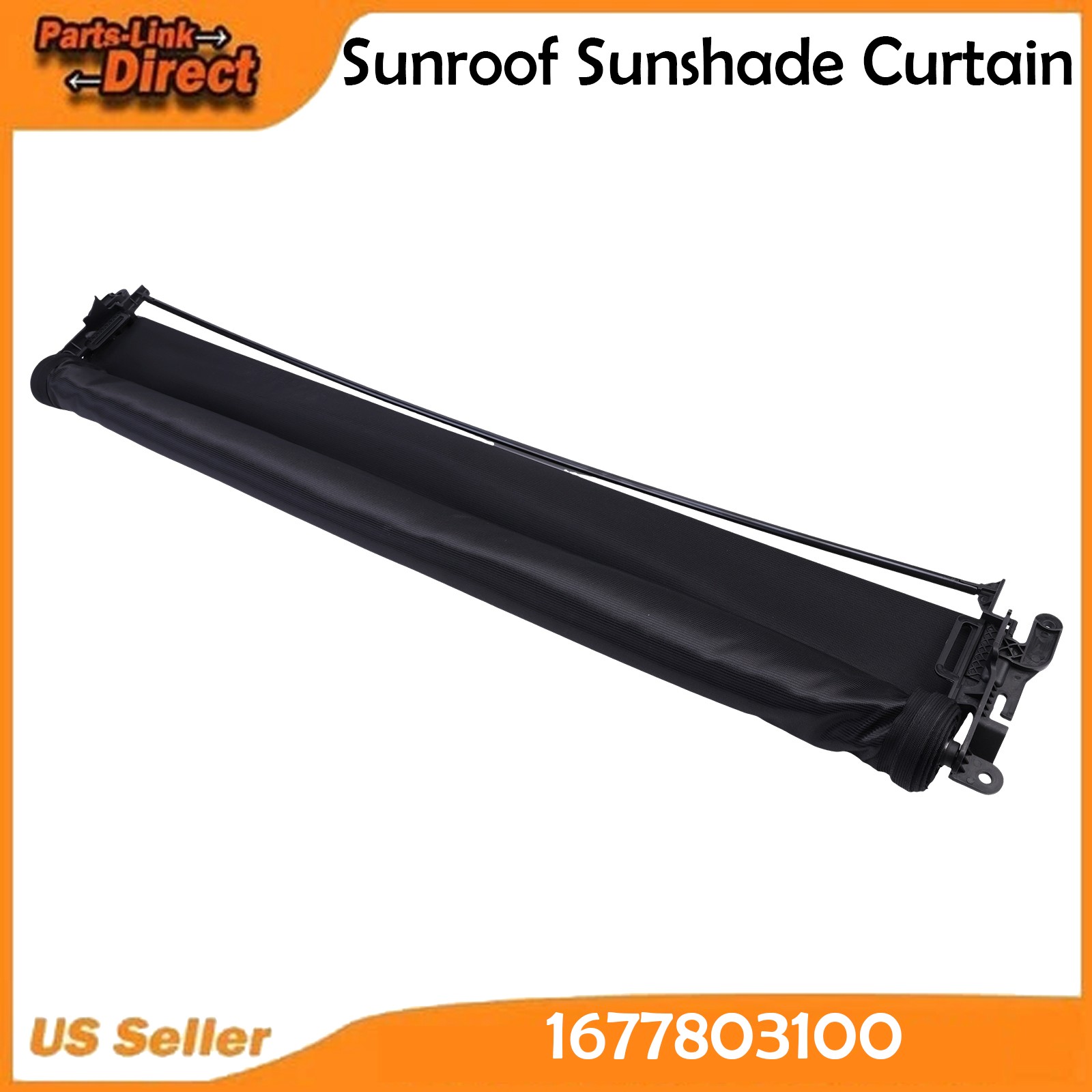 Black Sunroof Sunshade Curtain 1677803100 For Mercedes GLE W167 2019 GLS X167
