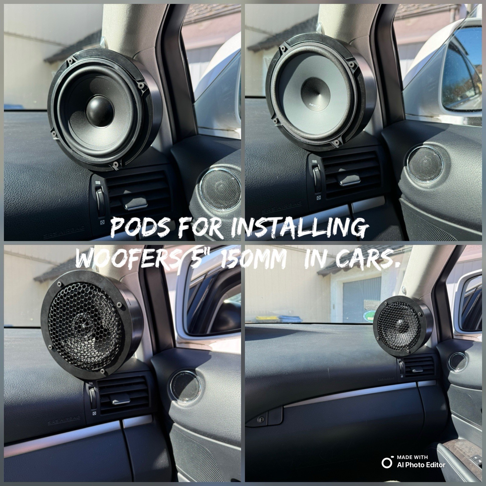 Hertz  MPK130.3 , pods for  Hertz Woofers 5“(150mm)