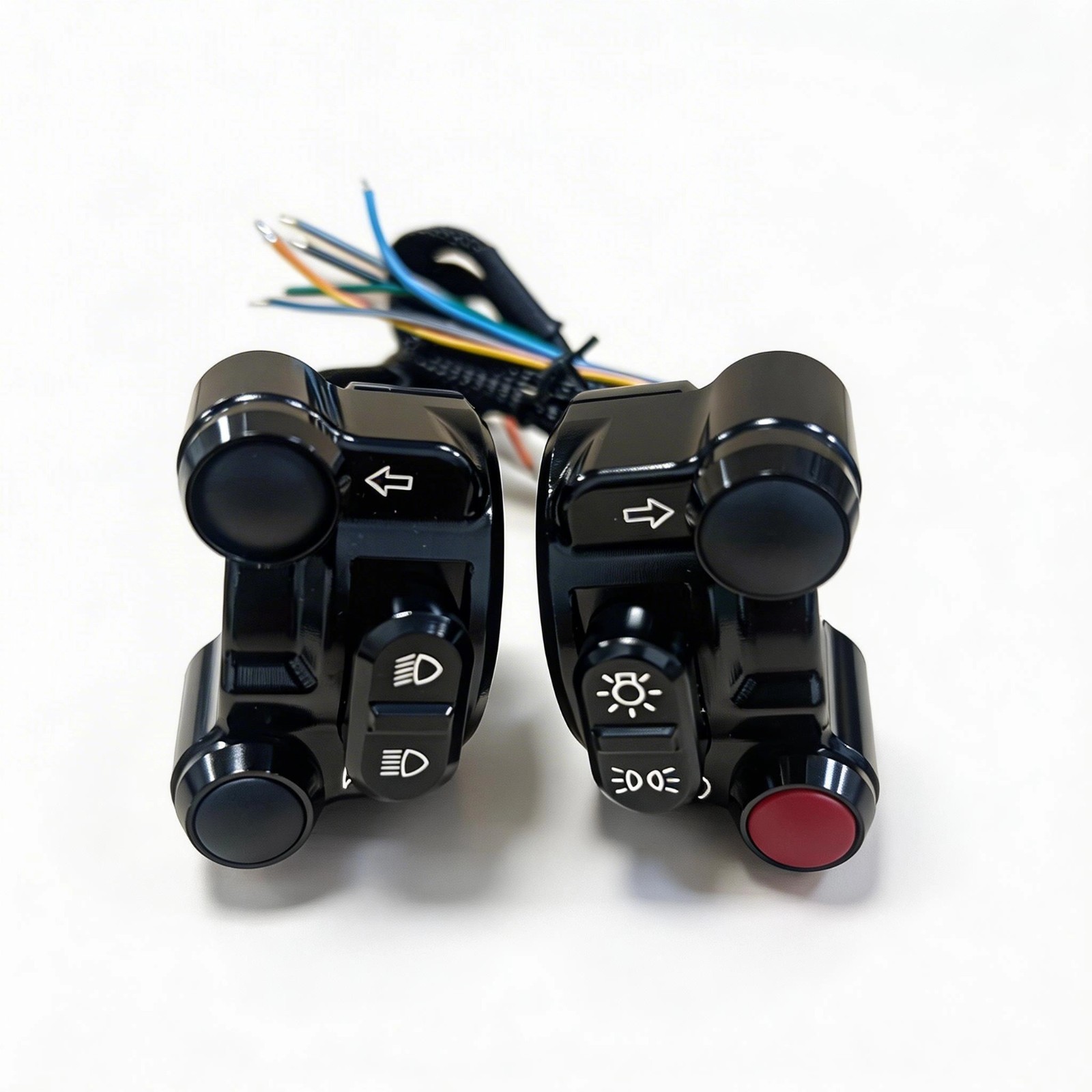 KEPSPEED Universal Motorcycle Handlebar Switch 6061 Aluminum Wiring Modifiable