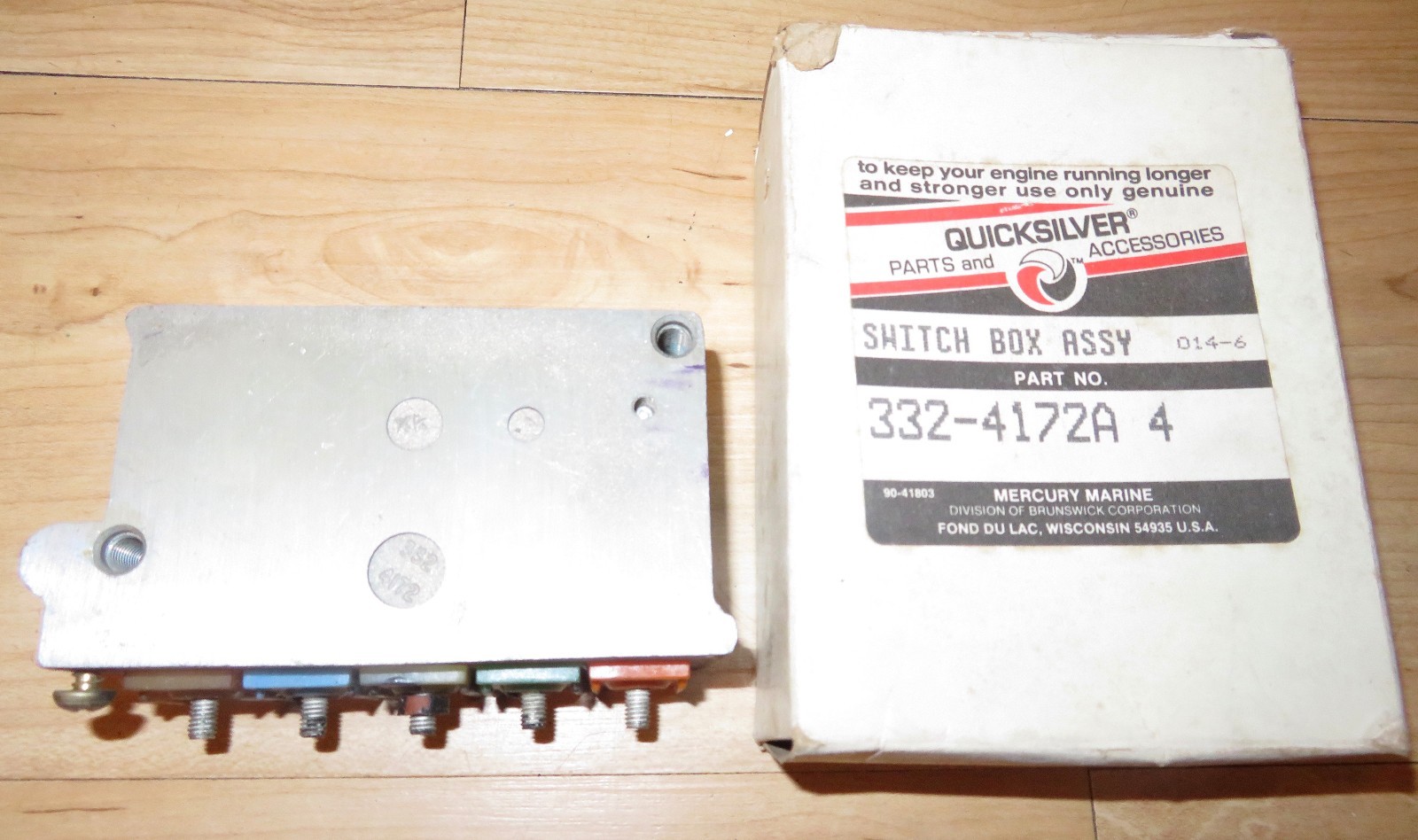Quicksilver Mercury Outboard Switch Box 332-4172 A4 Reman Mercury 1500XS