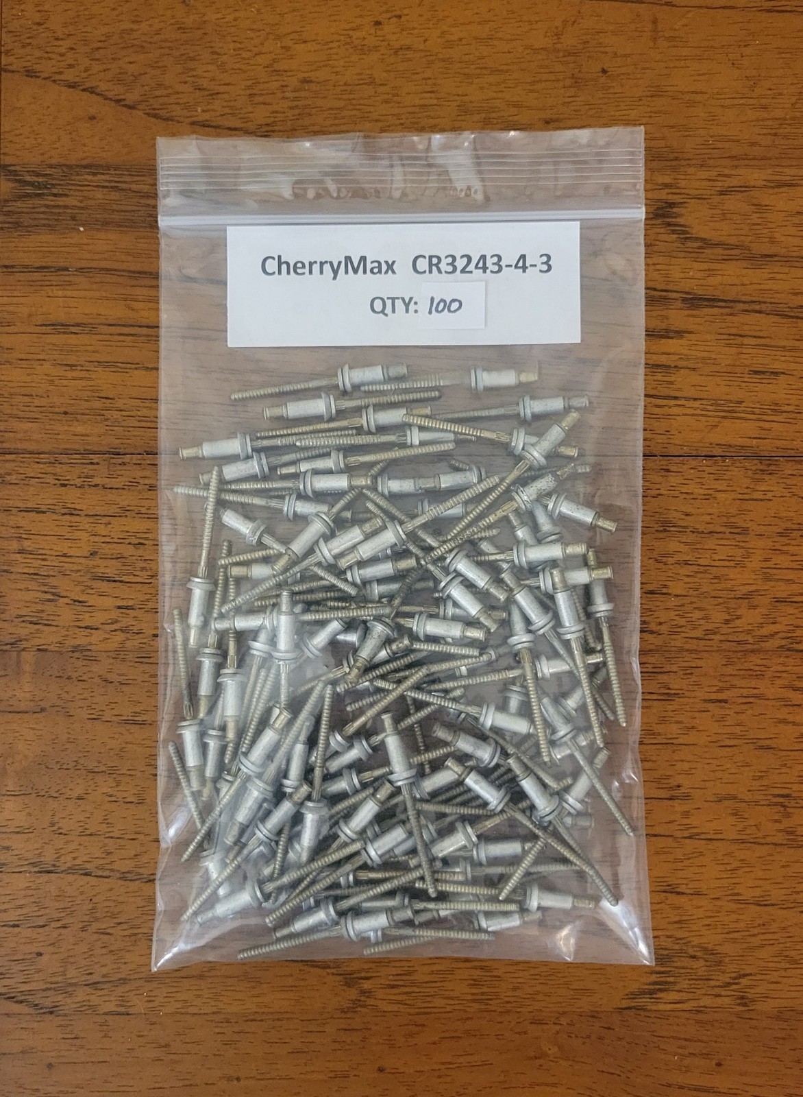 Cherrymax Cherry CR3243-4-3 (QTY 100) Rivets Aerospace Aviation Cherrymax Cherry CR3243-4-3 (QTY 100) Rivets Aerospace Aviation