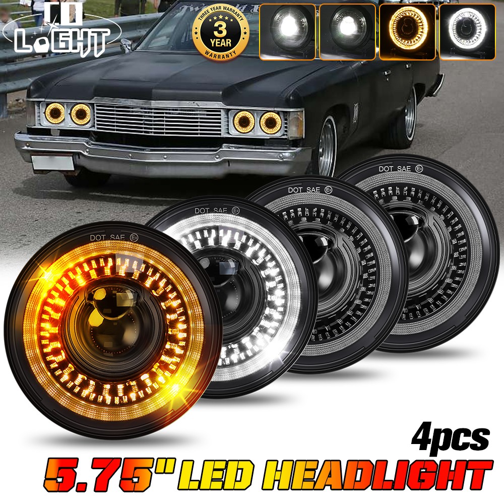 Fit 1958-1975 Chevy Bel Air 4PCS 5 3/4\