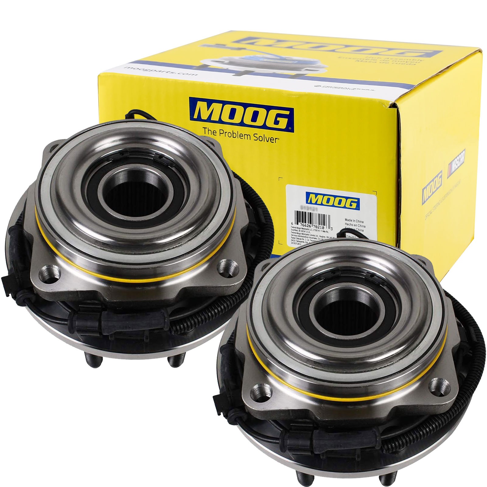4WD Pair MOOG Front Wheel Hub Bearing For 2011-16 Ford F-350 F-250 Super Duty 4WD Pair MOOG Front Wheel Hub Bearing For 2011-16 Ford F-350 F-250 Super Duty