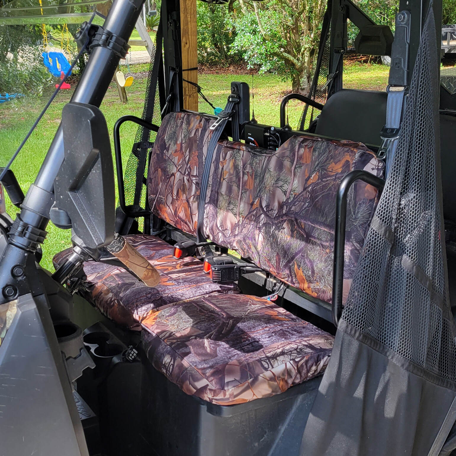 KEMIMOTO UTV Seat Cover Camo for Polaris Ranger 1000/ XP 1000/ Crew 2017-2026