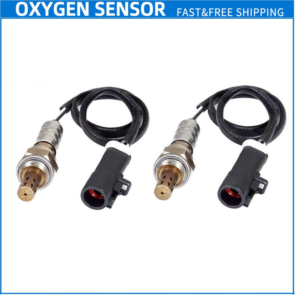 2Pcs Up+Down Oxygen Sensor For Ford Escape 2.3L 2005-2008,Fusion 2.3L 2006-2009
