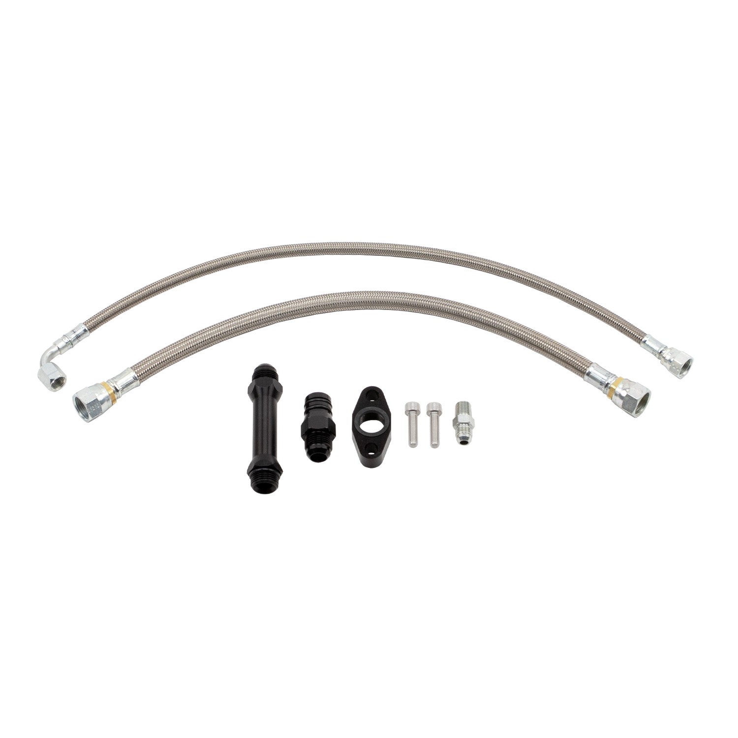 Wehrli WCF100279 Oil Line Kit for High Mount 2nd Gen Turbo Swap for Cummins