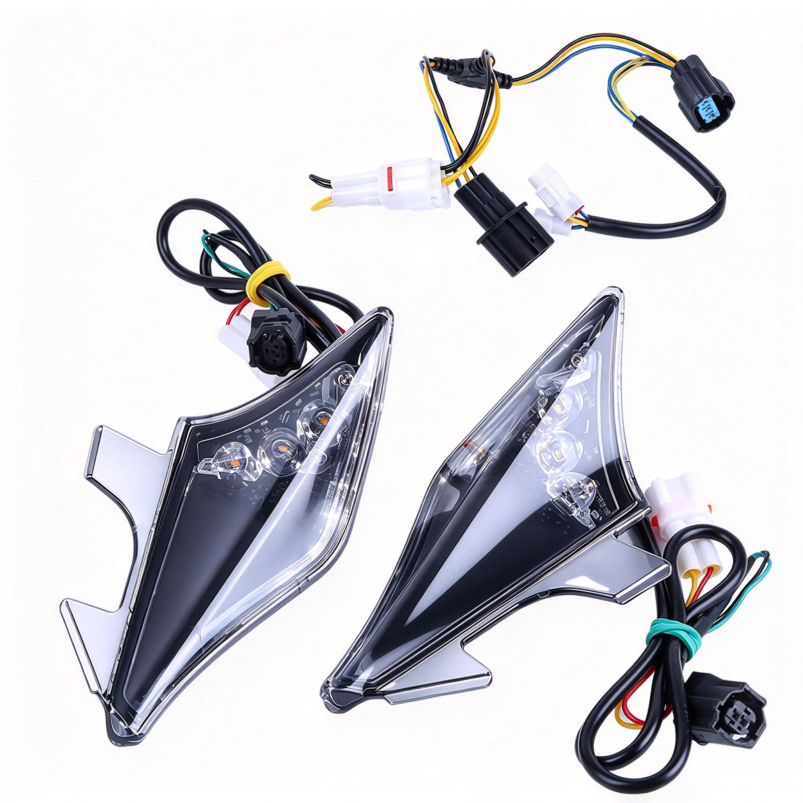LED Tail Light Integrated Turn Signals Indicators For Yamaha YZF R7 2022-2025