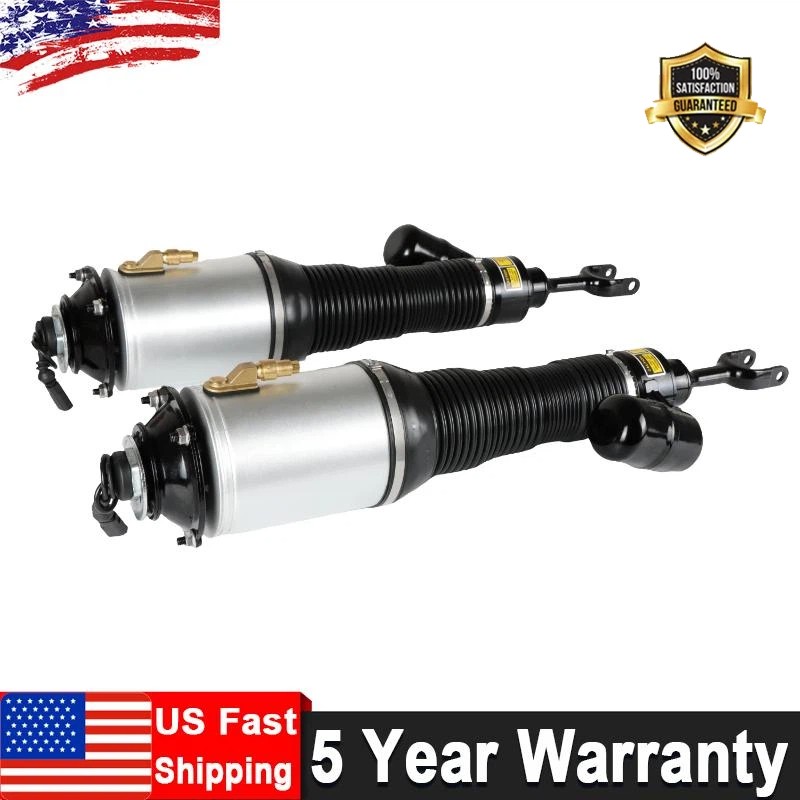 Set 2 Front Air Suspension Struts Shock For Bentley Continental GT Left & Right