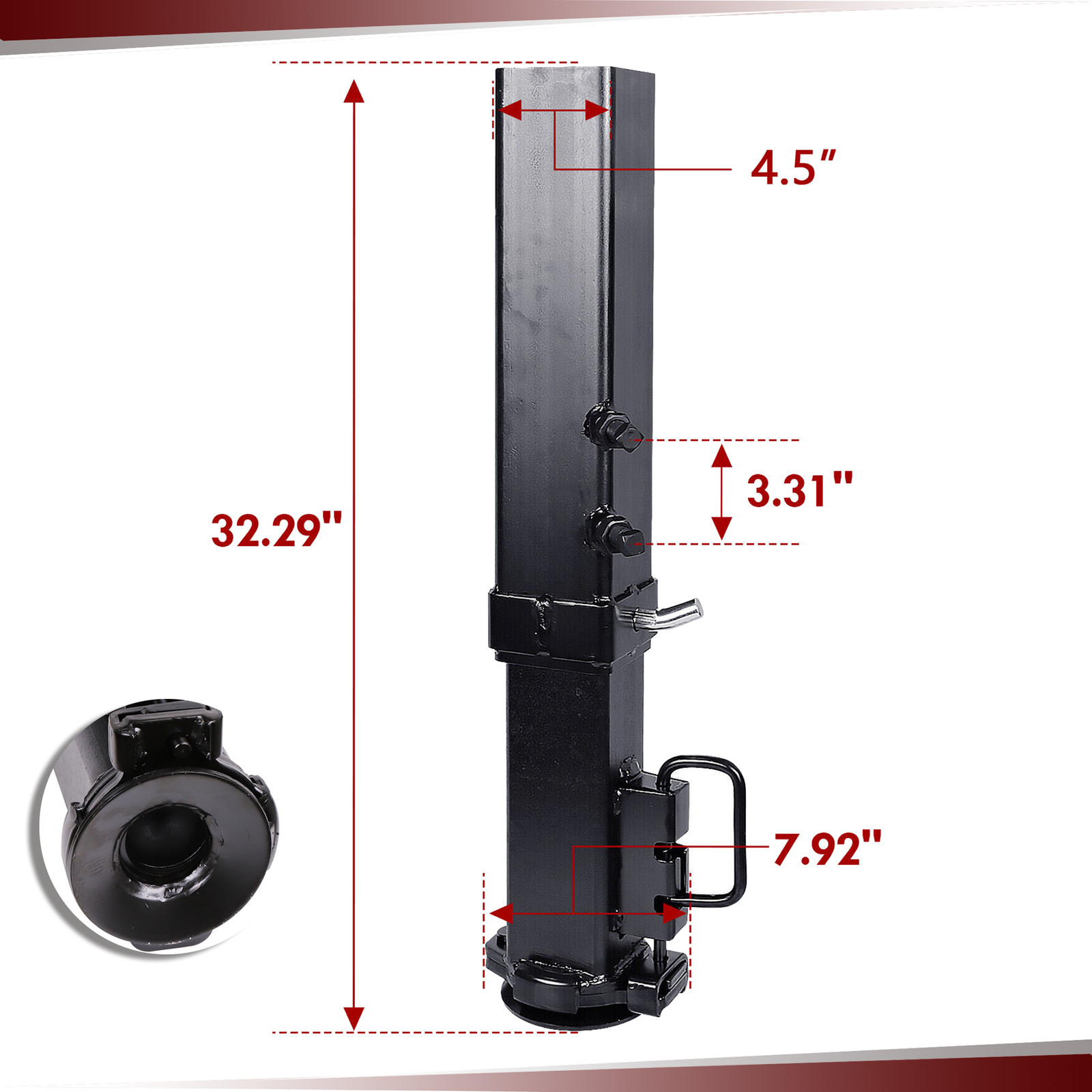 Fits 25000LBS Capacity 2-5/16\
