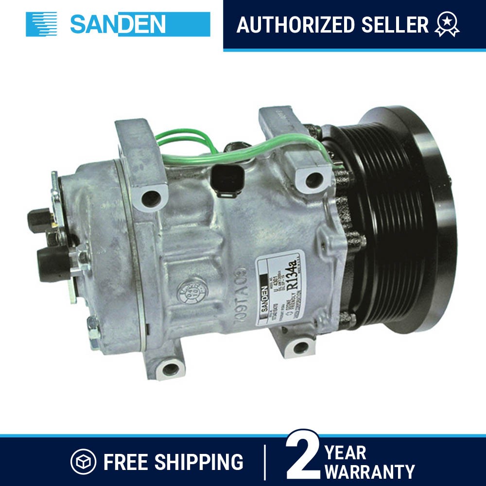 Genuine OEM Sanden A/C Compressor 4769 SD7H15 w/ 8 Poly Clutch 24V