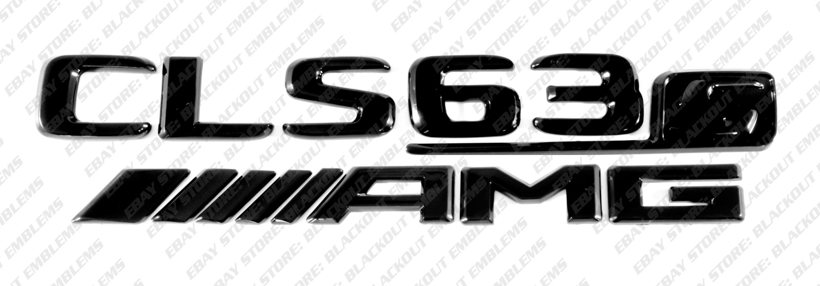 Trunk Black Emblems Badges Logos Letters New for Mercedes-Benz CLS63s AMG W218