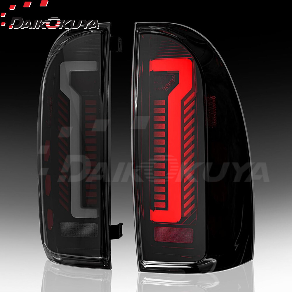 Sequential Full LED Tail Lights For Toyota Tacoma 2005-2015 wt Starting Animated