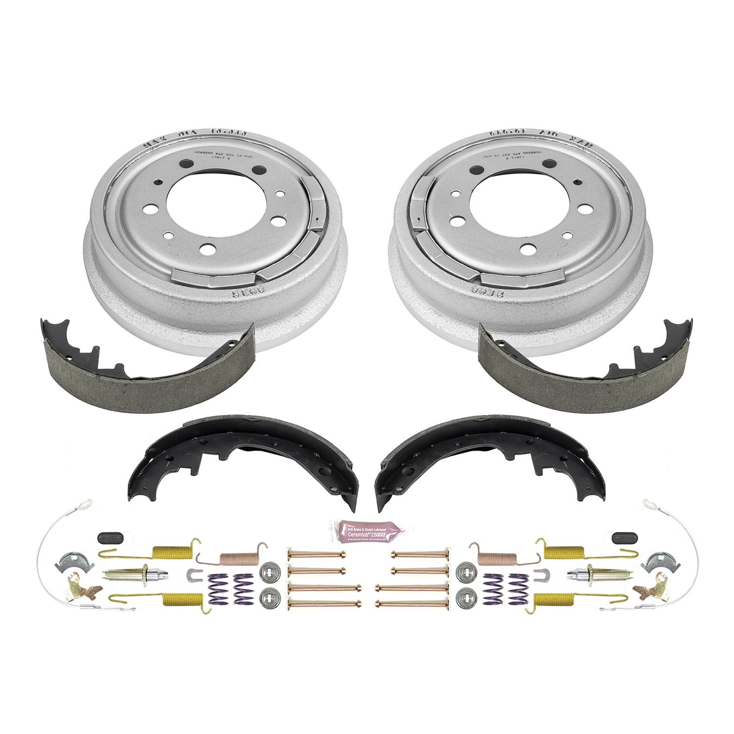 Power Stop Autospecialty OE Stock Replacement 1-Click Daily Driver Brake Kit