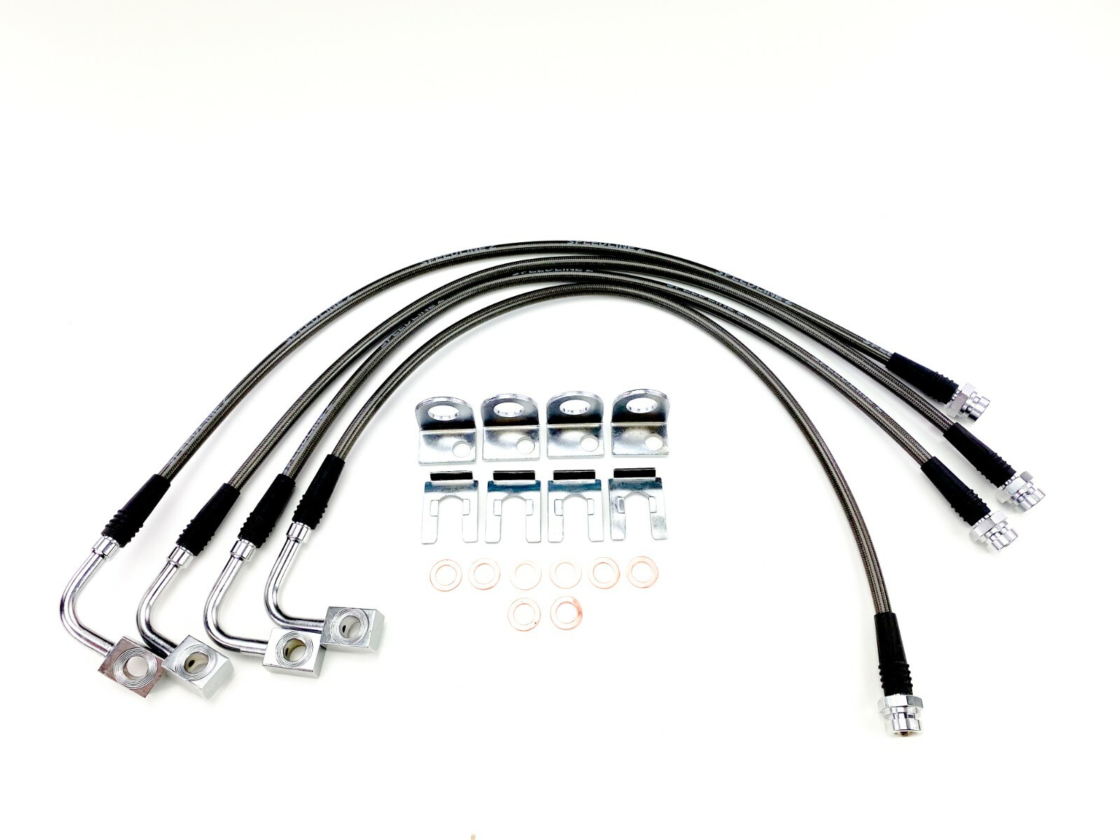 Speedline'z +4 to +6 Lift F & R Brake Line Kit: Fits 2007-2018 Jeep Wrangler Speedline'z +4 to +6 Lift F & R Brake Line Kit: Fits 2007-2018 Jeep Wrangler