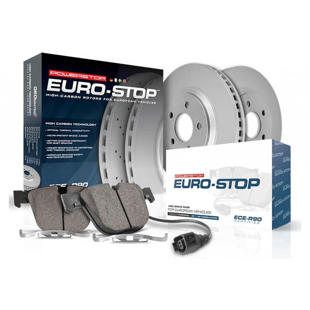 Power Stop Brake Kit For Volkswagen Tiguan 2009 2010 | Rear | Euro-Stop