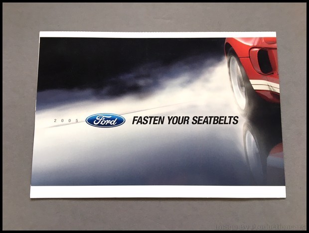 2005 Ford Concept 12-page Sales Brochure Catalog - GT GT40 Bronco Mustang Shelby