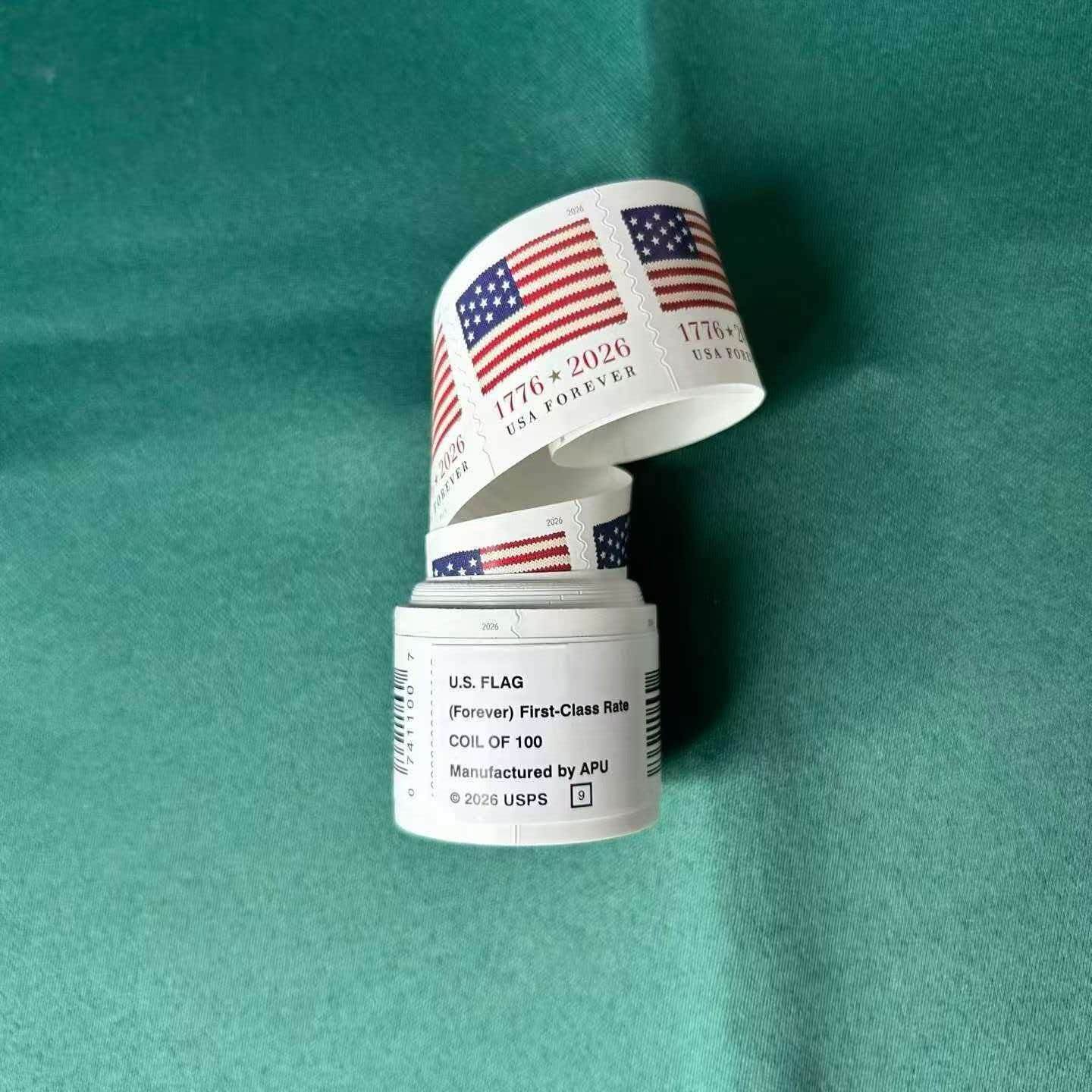 1 Roll Of 100 2026 U.S. Flag First Class US Postage Stamps New Seal