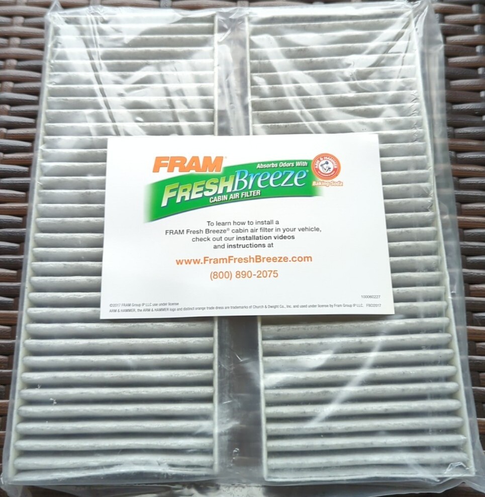 FRAM  Cabin Air Filter w/Arm & Hammer Baking Soda CF10553 for Nissan - 2 Pack 