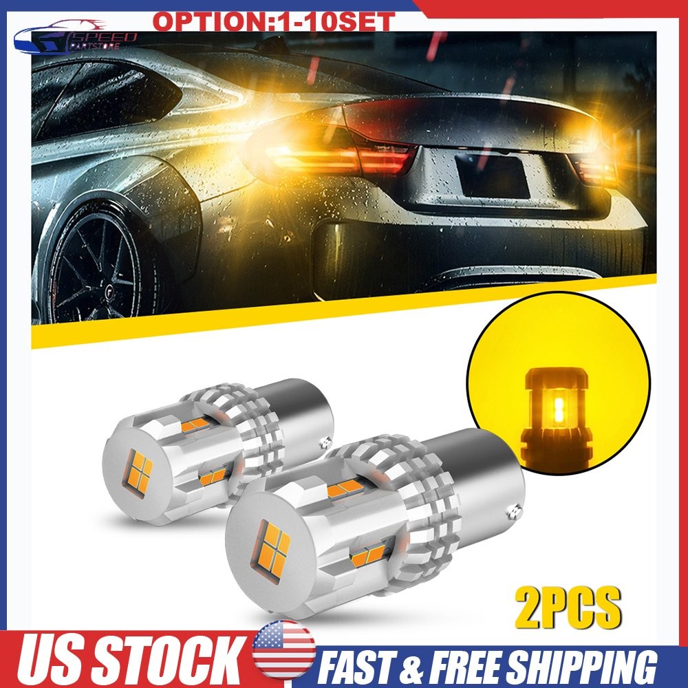 AUXITO 1156 1095 LED Turn Signal Light Bulbs Conversion CANbus Error Free 2-20X