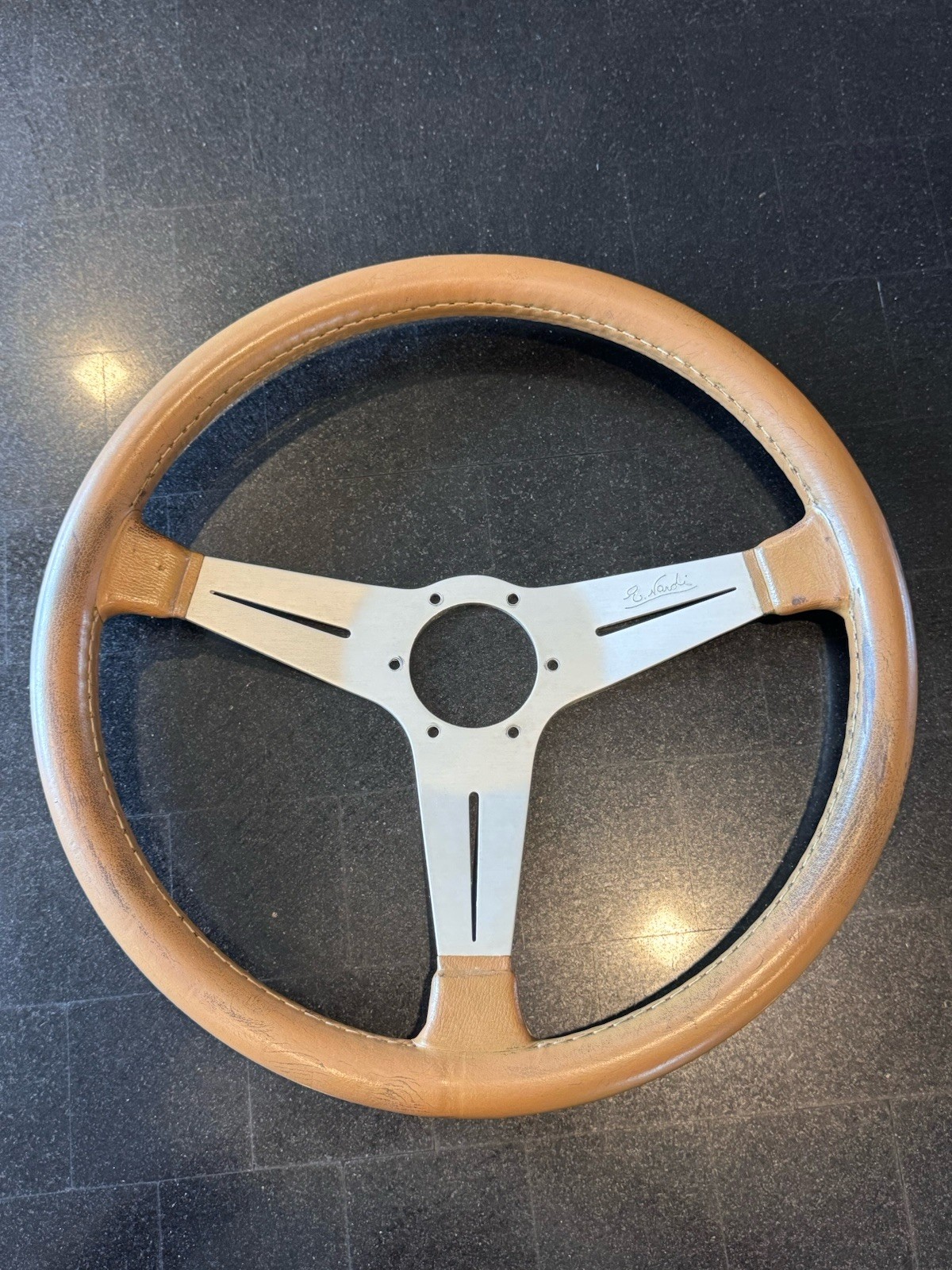 Nardii Steering Wheel /Genuine Leather Nardi/380mm Size