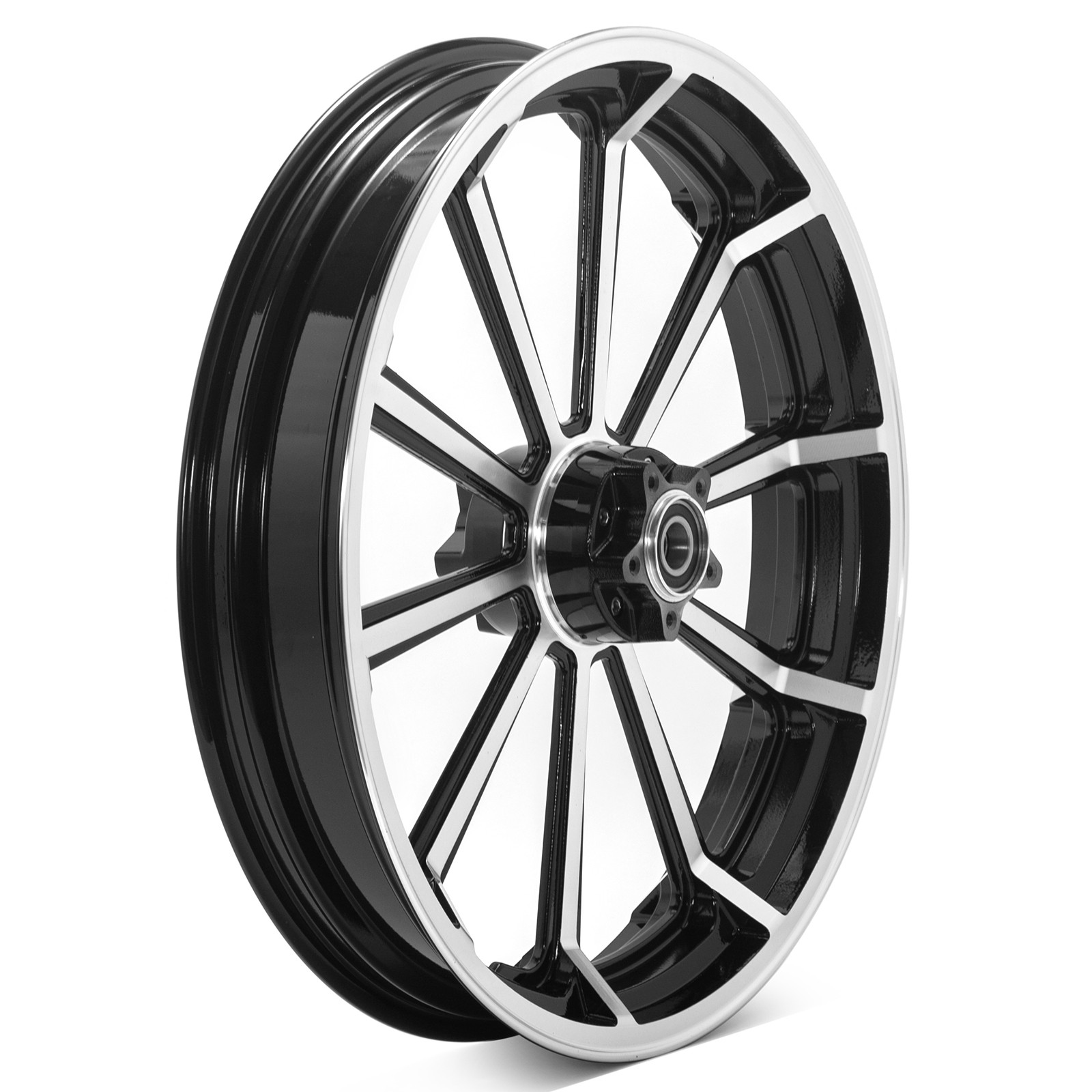 21in. Front Wheel Rim Dual Disc Hub 21x3.5 for Harley Dyna Street Bob 08-17 FXDB