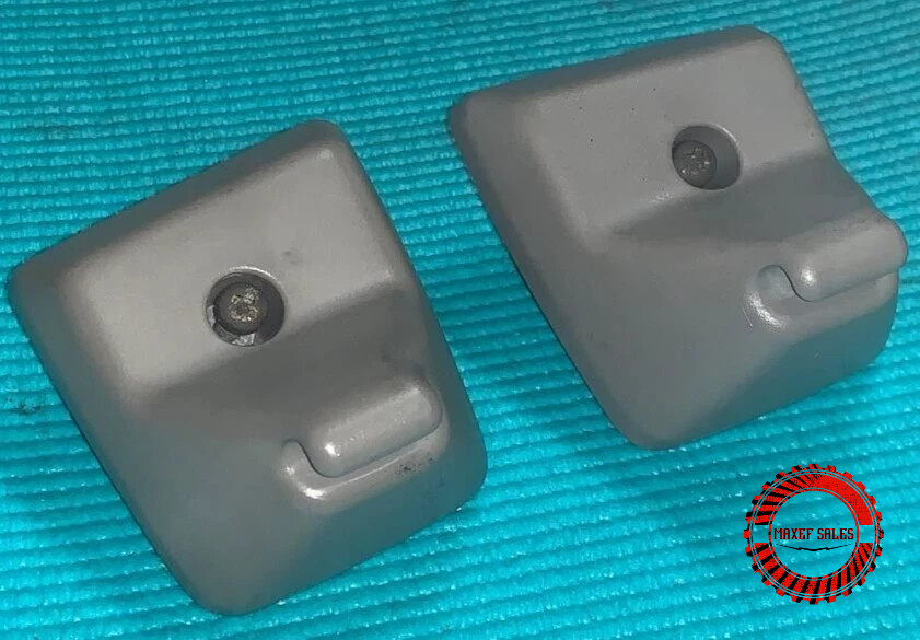 OEM 2001-2003 Ford F150 F-150 Sunvisor Sun Visor Clip Pair 01 02 03 - Gray