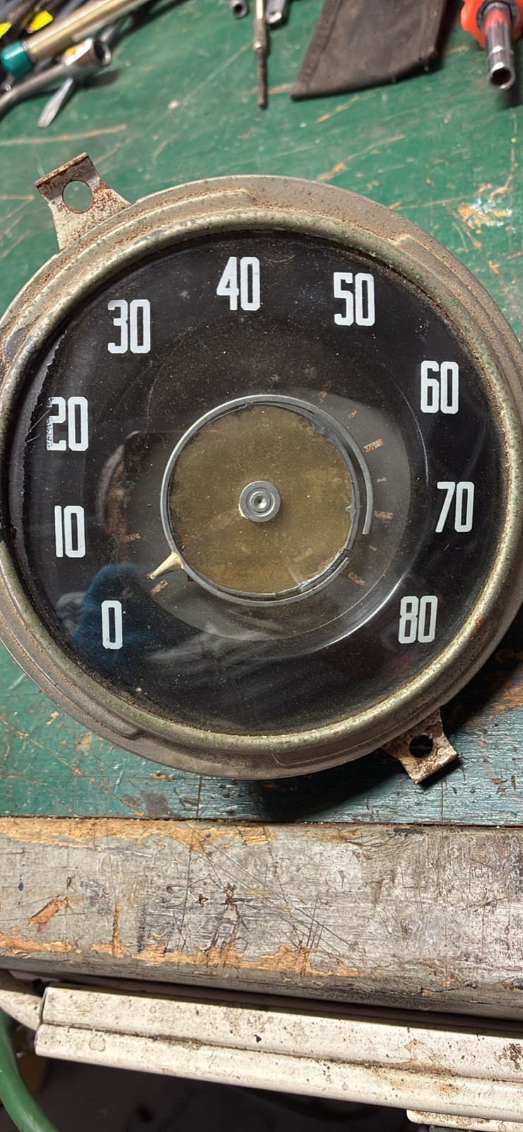 1940 Plymouth Truck Speedometer. Vintage Part. Restoration. 1940 Plymouth Truck Speedometer. Vintage Part. Restoration.