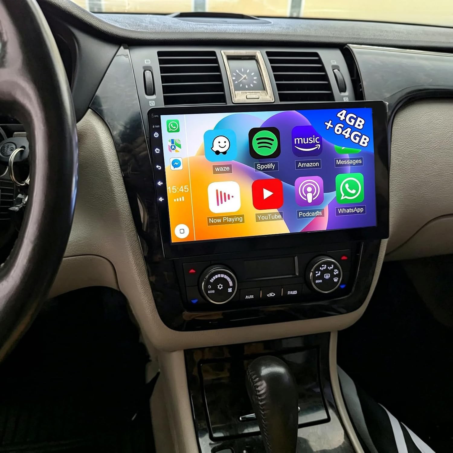 For Cadillac DTS 2006-2011 Carplay Android 15 Stereo Radio 64GB GPS WiFi Navi