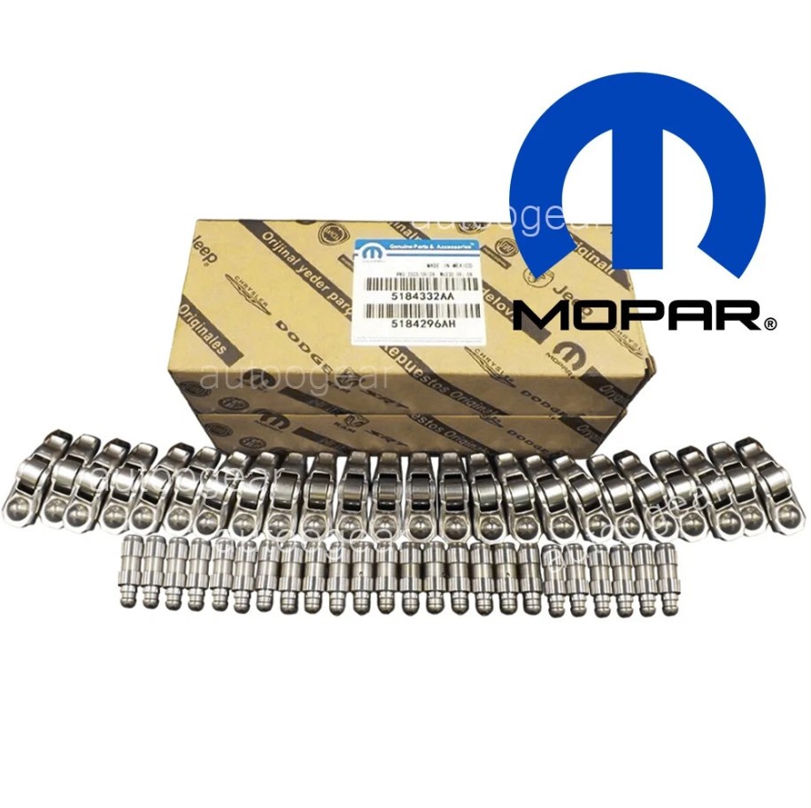 (48)OEM 24Pcs Arms 5184296AH&24Pcs Lifters 5184332AA for 11-19Chrysler Dodge Ram