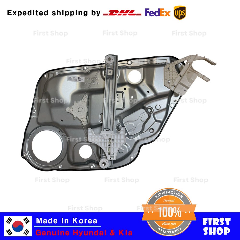 Genuine OEM 834013N000 Rear Door Window Regulator LH for Hyundai Equus 2013-2016
