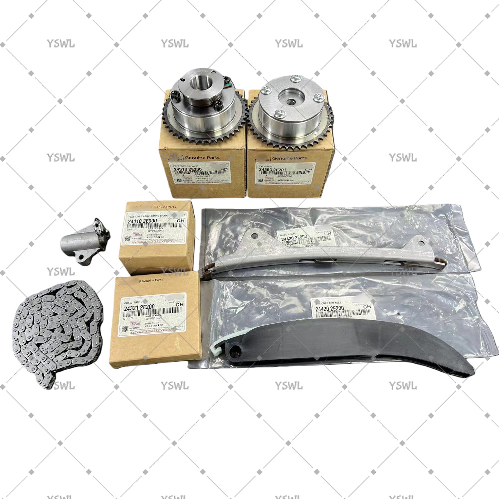 G4NA G4NC 2.0L Timing Chain Kit w/VVT gear for Hyundai Elantra Kia Soul 2014-19