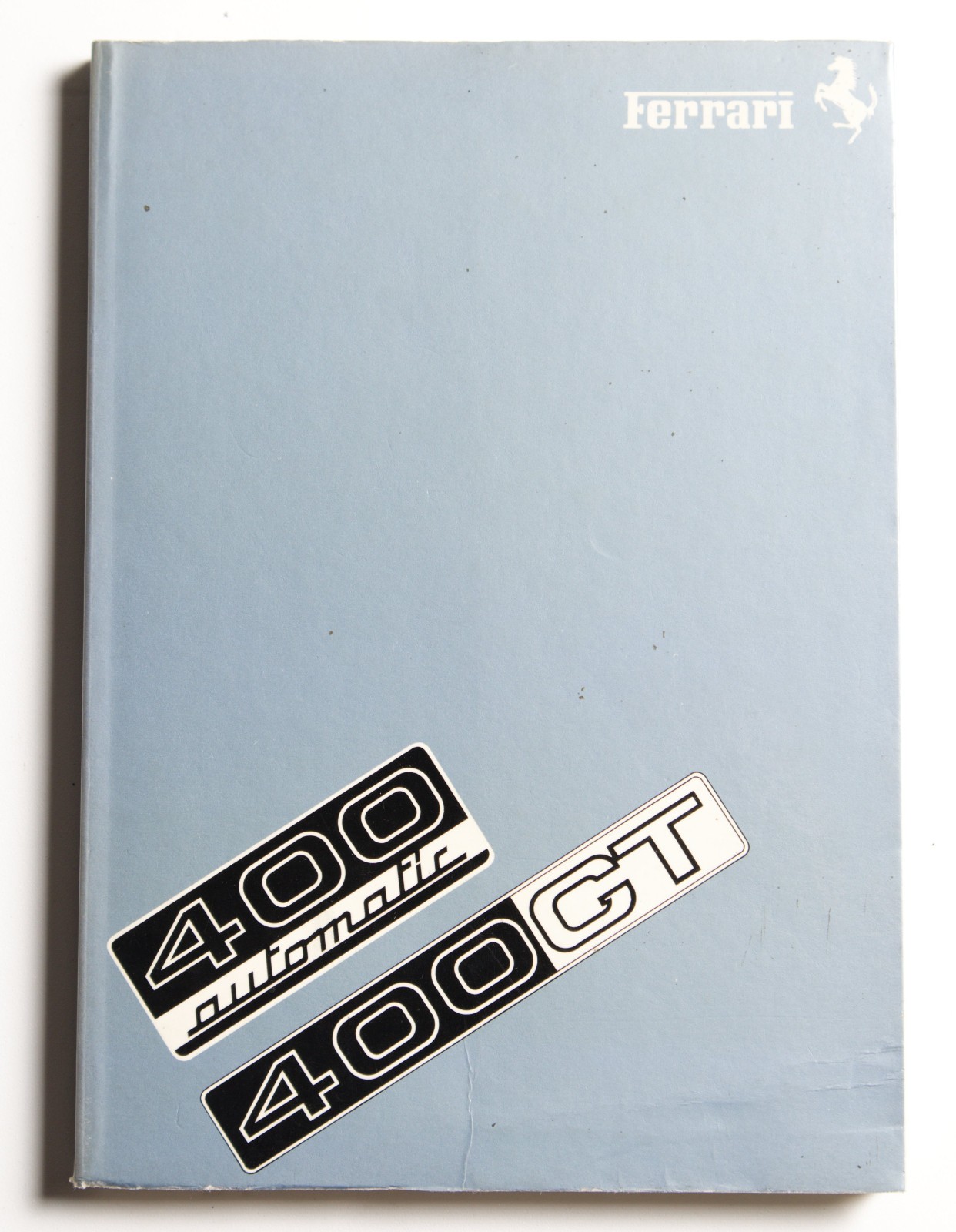 Original Ferrari 400 GT Owner's Manual w/ wiring diagram 1977 142/77