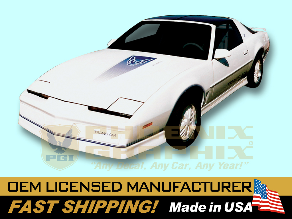 1984 Pontiac Firebird Trans Am 15th Anniversary Edition Decals & Stripes Kit