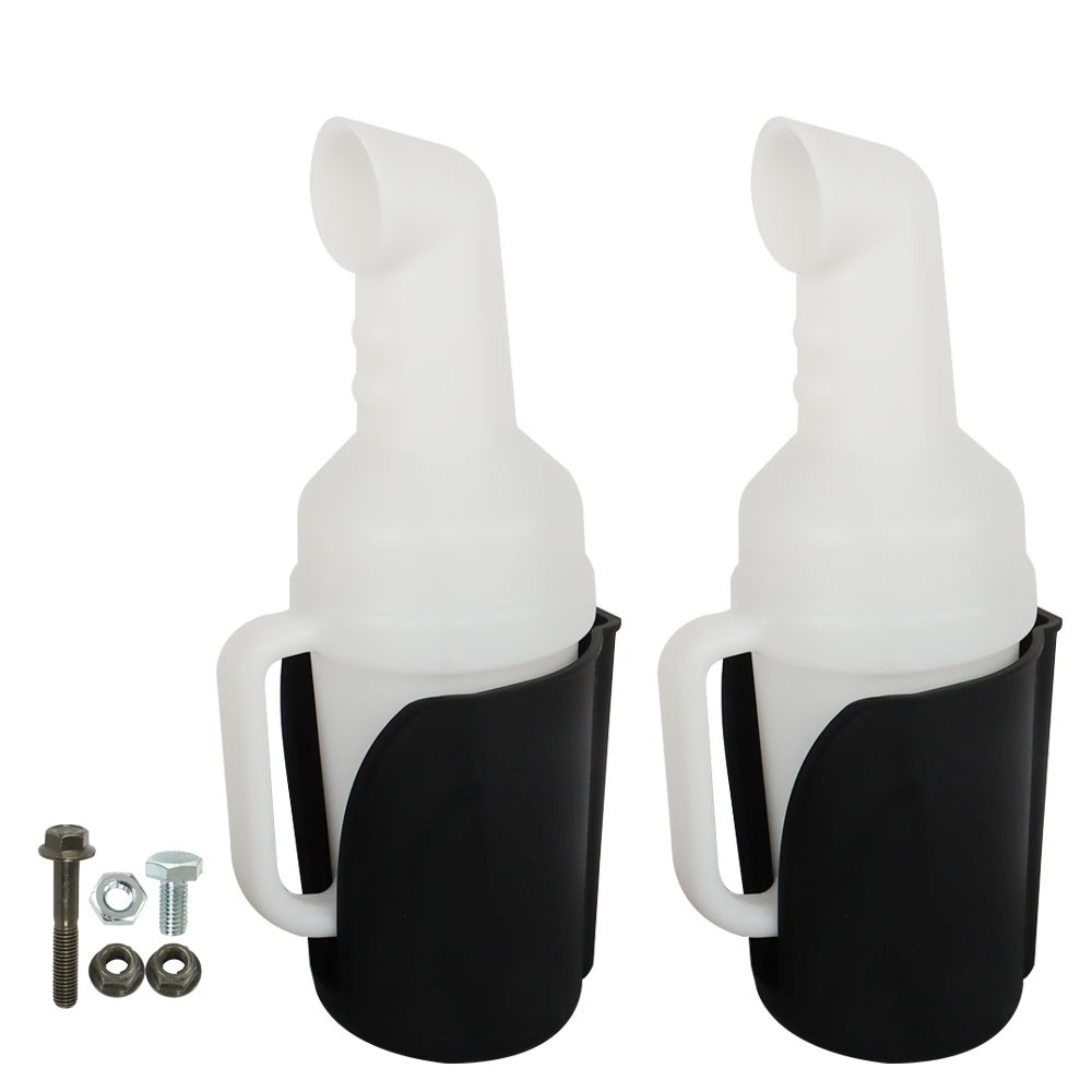 2 Pcs Golf Cart Sand Bottles With Handle - Includes Holders