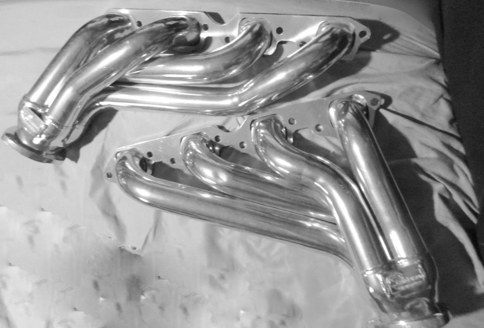 SANDERSON CERAMIC TRUCK HEADERS CHEVY BBC 396 454 502 Pickup 68-87 C10 C20 BB8s