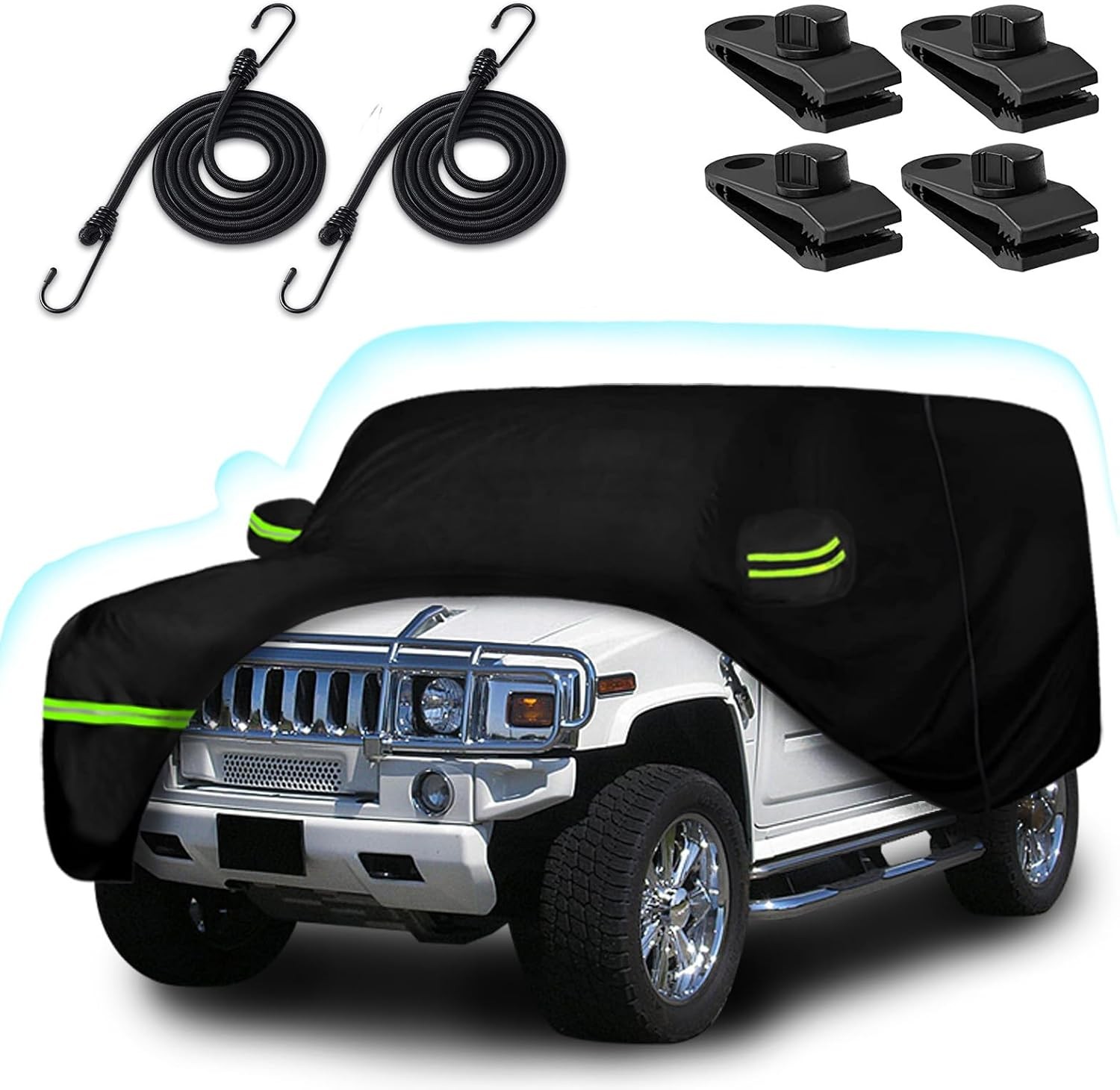 6 Layers Custom Car Cover Waterproof for Hummer H2 SUV 2002-2009