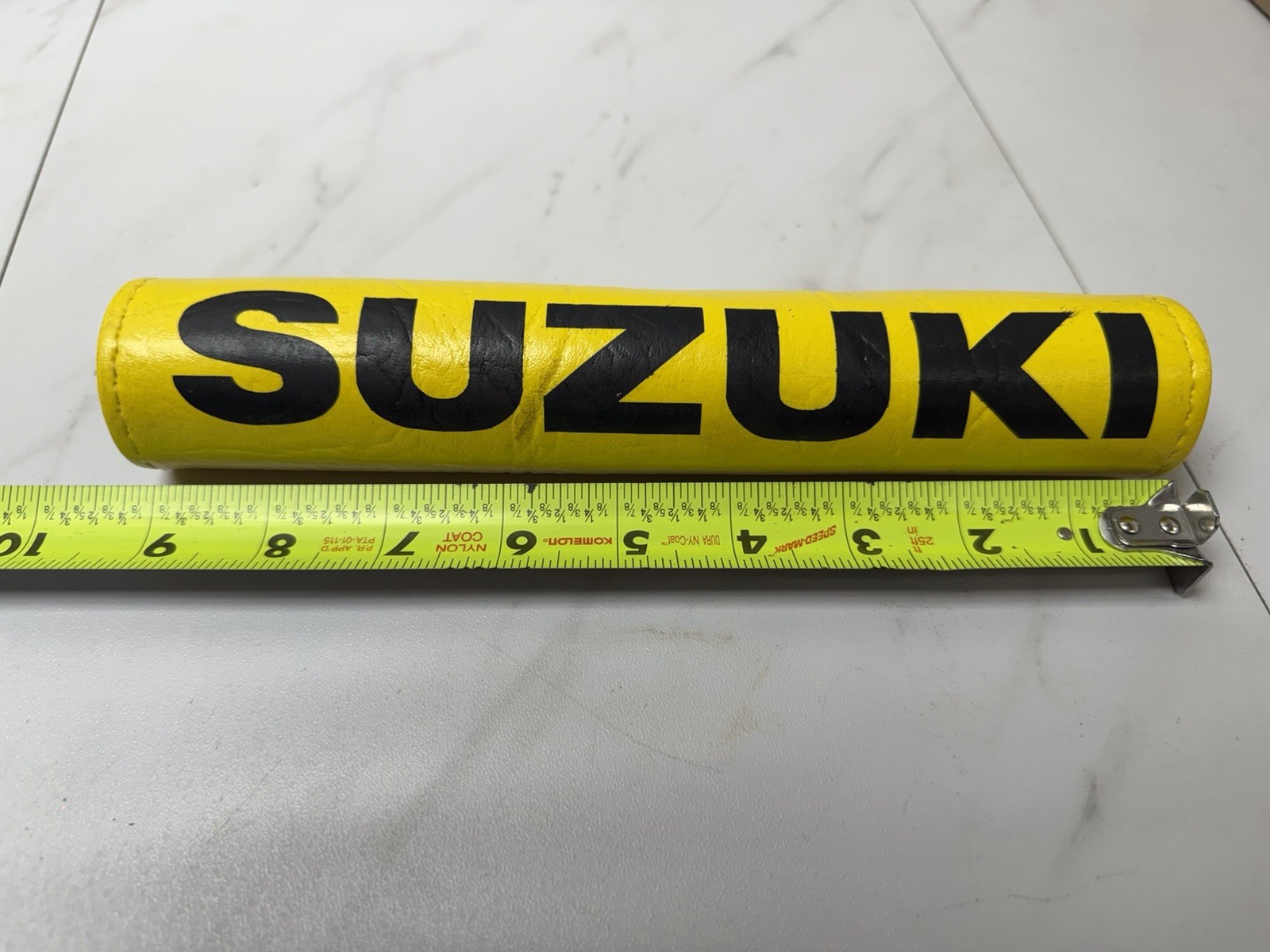 1970s 1980s Vintage Suzuki Motocross Handlebar Pad 1970s 1980s Vintage Suzuki Motocross Handlebar Pad