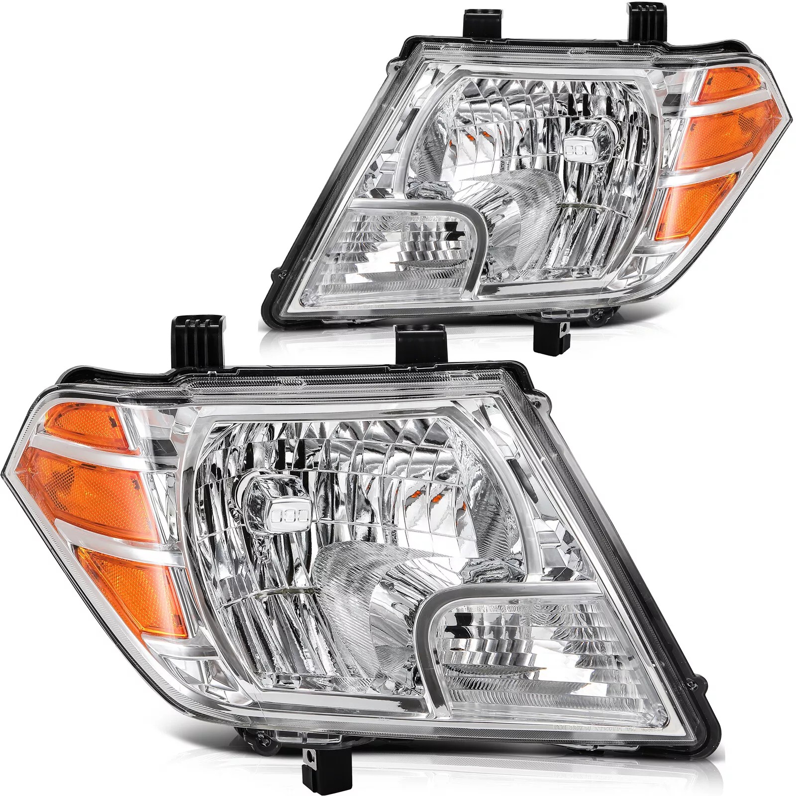 Headlights Set For 2009-2021 Nissan Frontier Truck Left & Right Pair Headlamps
