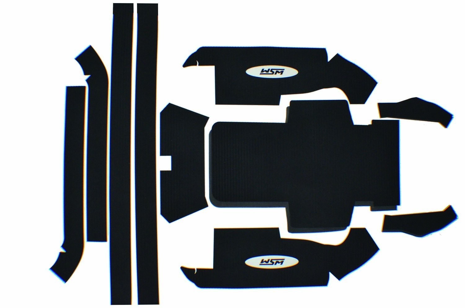 WSM TRACTION MAT KAWASAKI 750 SX / SXI FREESTYLE \'92-\'02 - BLACK - 012-101-01BLK WSM TRACTION MAT KAWASAKI 750 SX / SXI FREESTYLE \'92-\'02 - BLACK - 012-101-01BLK