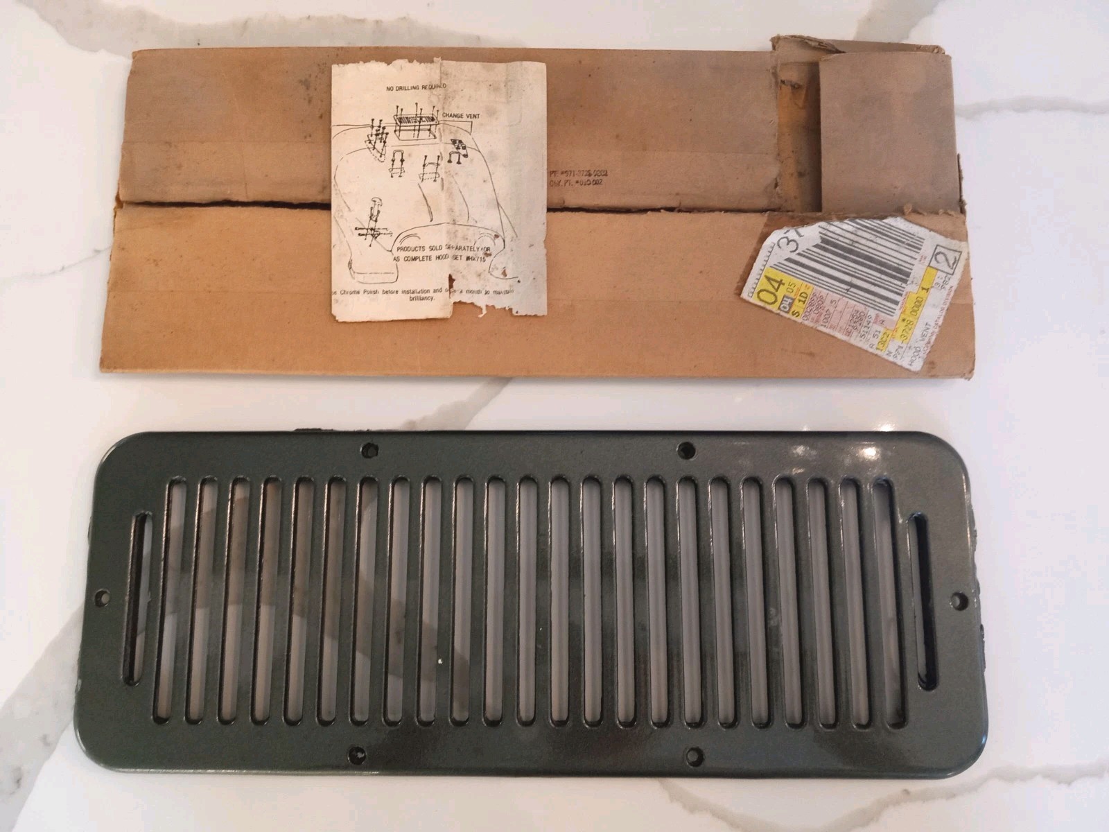 Vintage Olympic Replacement Jeep Hood Vent Est. 78-86 Jeep CJ NOS Vintage Olympic Replacement Jeep Hood Vent Est. 78-86 Jeep CJ NOS