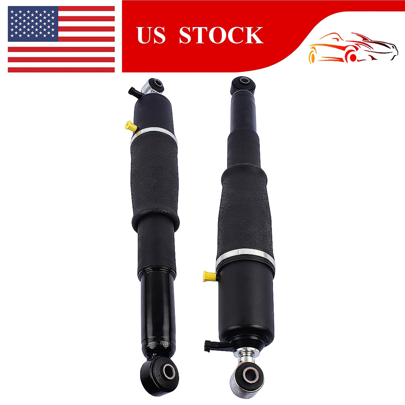 2x Pair Rear Suspension Shock For Chevrolet GMC Cadillac Escalade 15869656 USED