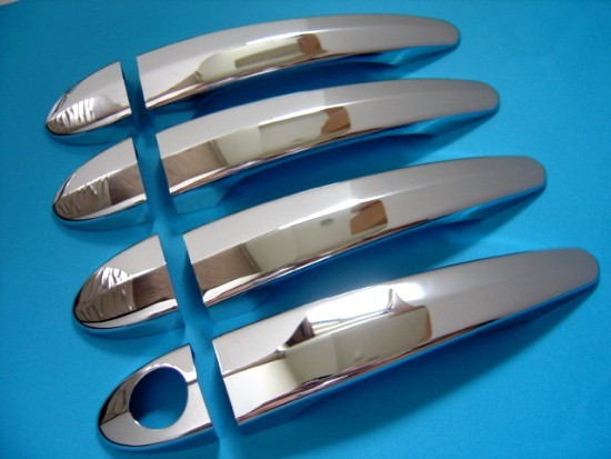 8 PCS Chrome Stainless Steel Door Handle Covers For 2003-2010 BMW E60 5-Series