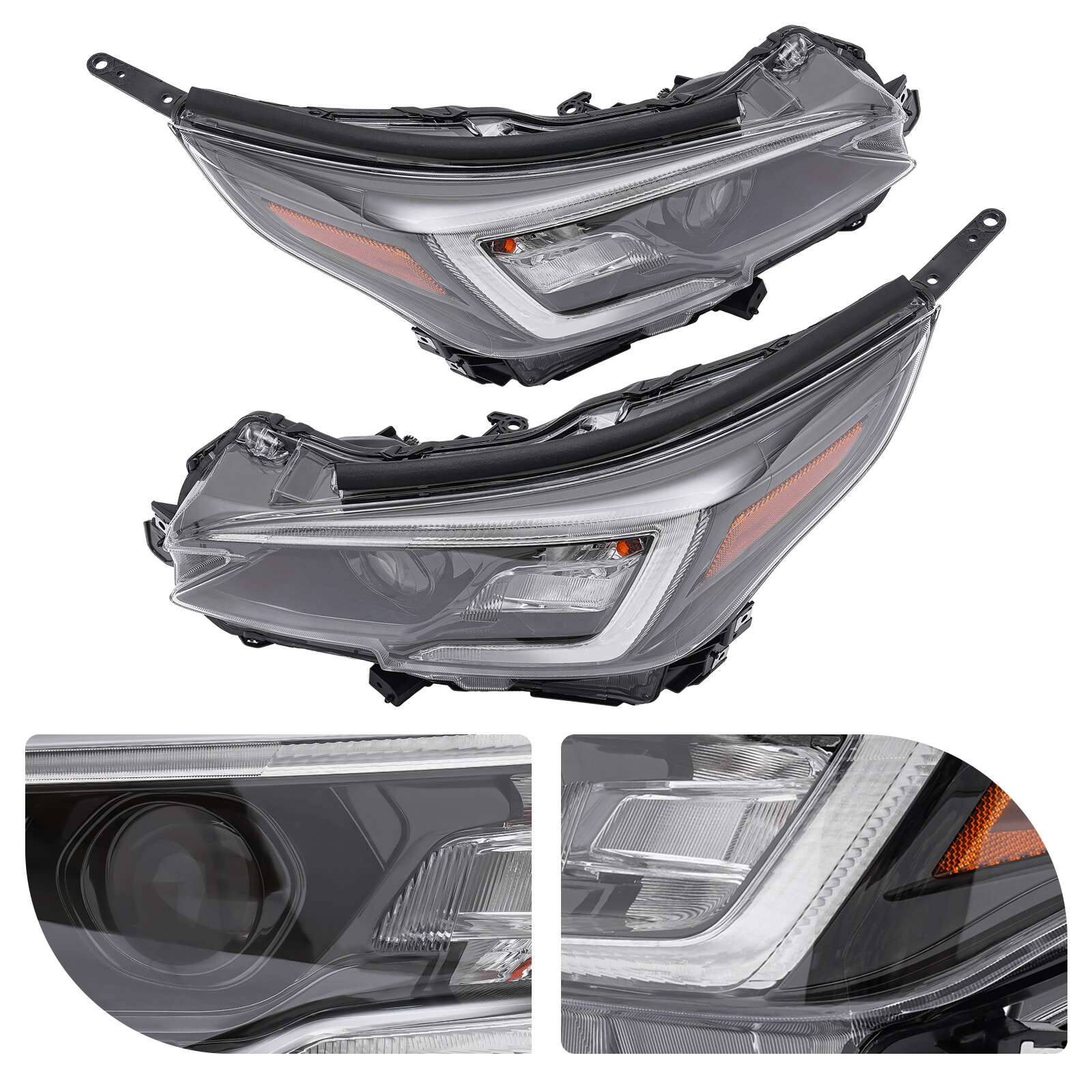 Pair For 2021-22 Subaru Outback/Legacy LED Headlights Left+Right Headlamps LH+RH
