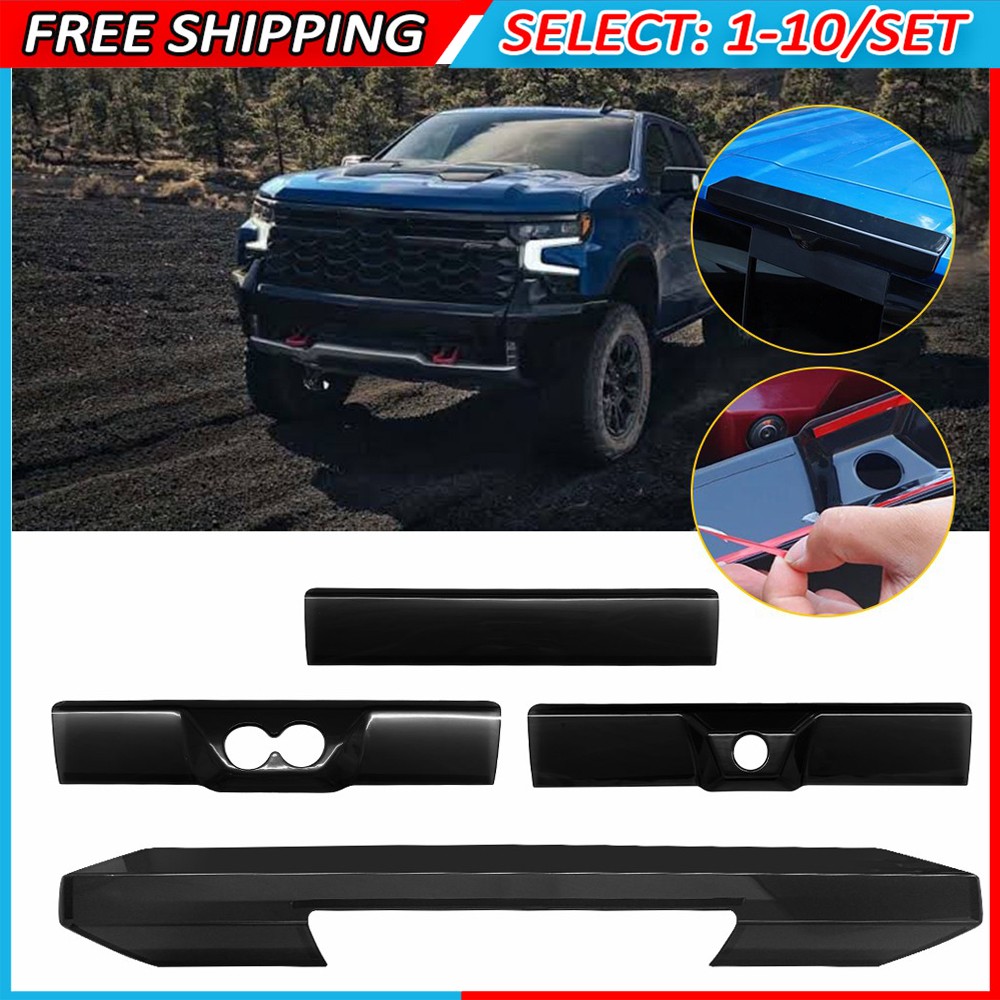 4-40x Smoked High Mount Brake Light Cover Fit Chevy Silverado GMC Sierra 2019-25