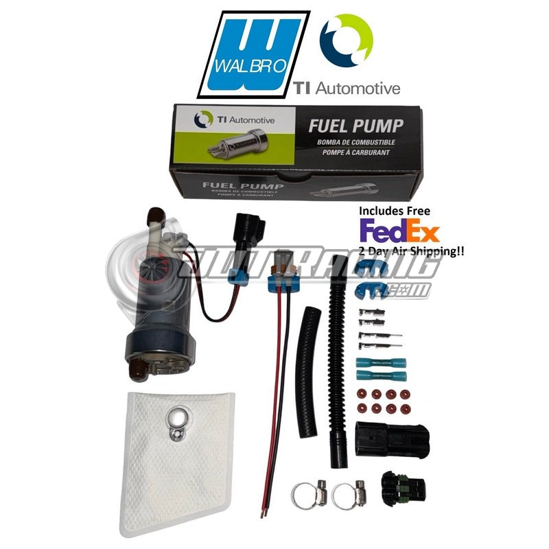 Genuine Walbro/TI Automotive  F90000267 450lph E85 Fuel Pump & JDT Install Kit