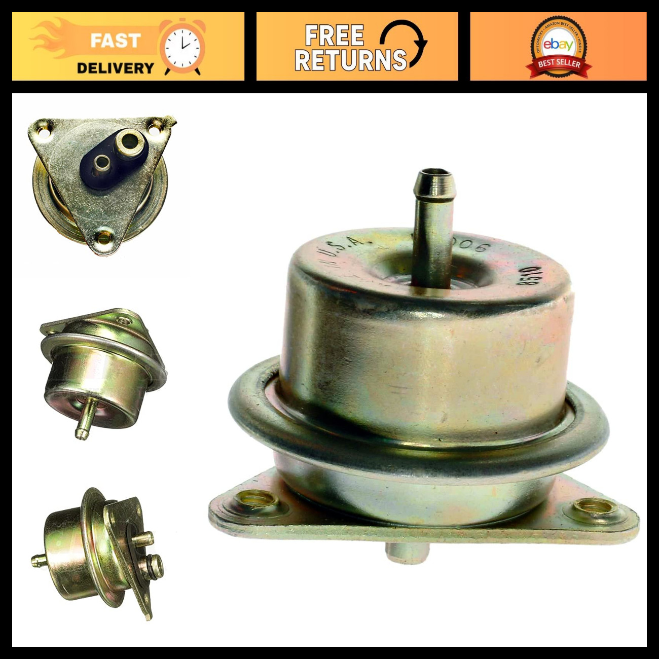 Fuel Pressure Regulator Kit for Standard Motors - High Performance, Easy Install