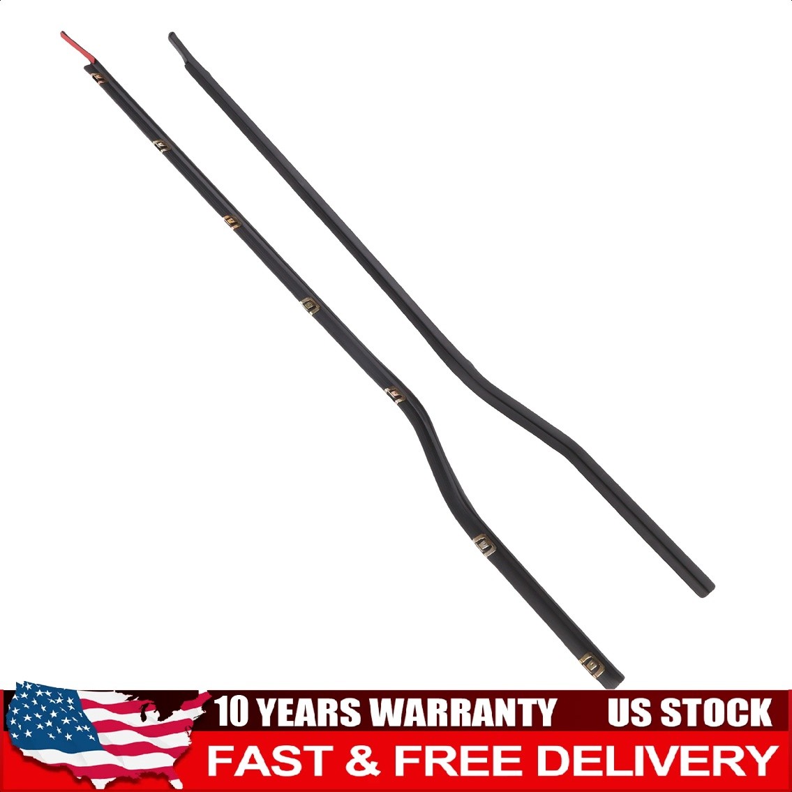 FOR 1988-98 SUZUKI VITARA 2D ESCUDO SIDEKICK DOOR BELT WEATHERSTRIP RUBBER SEAL