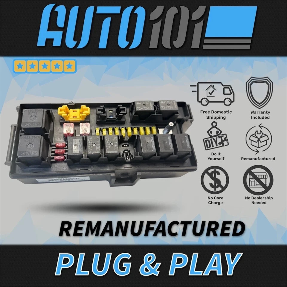 2004 - 2006 Dodge Durango OEM Rebuilt TIPM Fuse Box 04692112 PLUG&PLAY