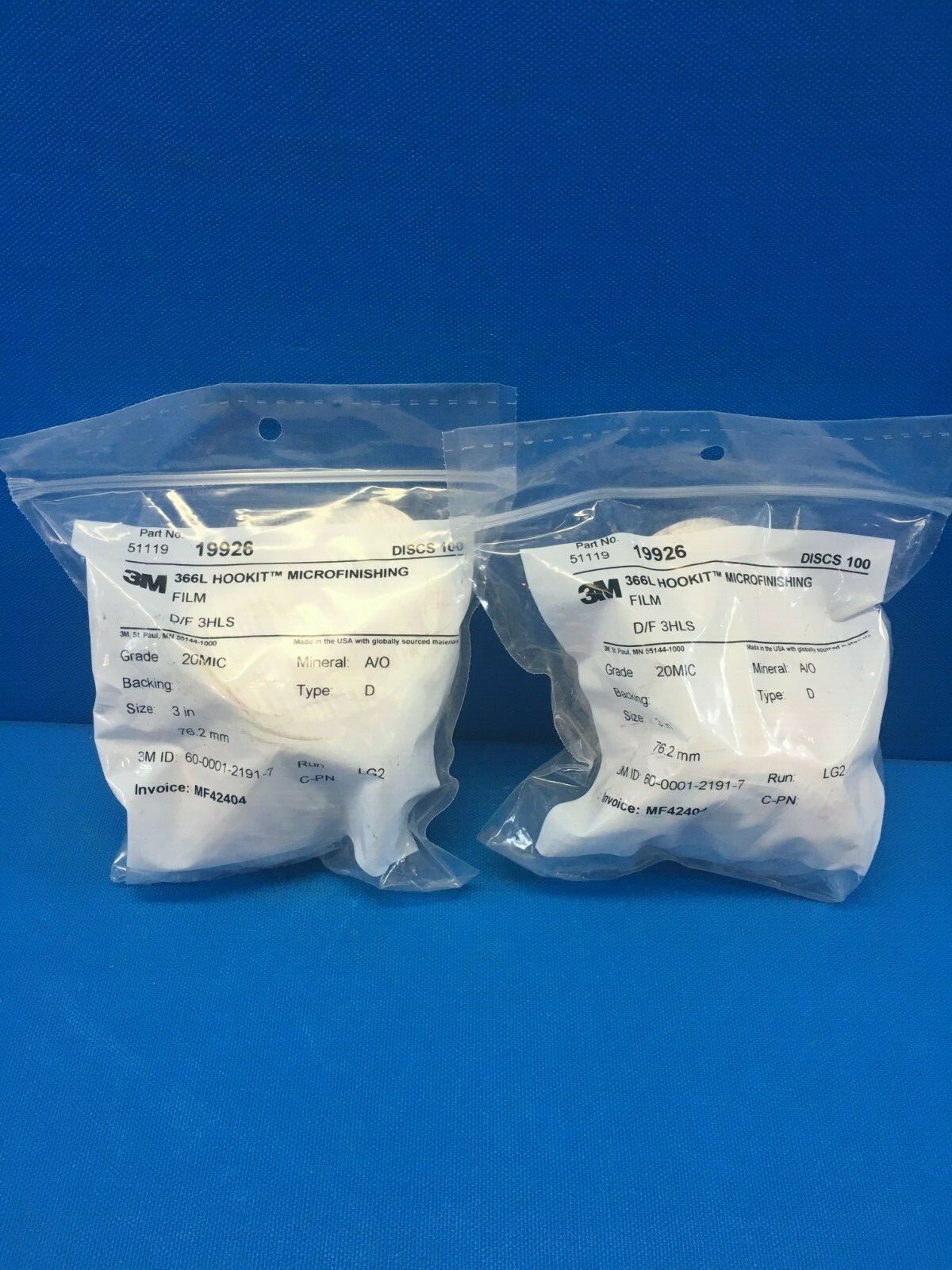 2x 3M 366L Hookit Microfinishing Film 3\