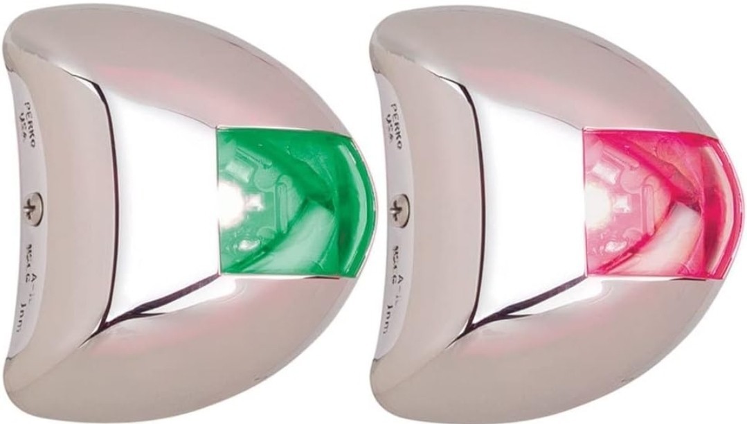 Perko 0617DPSSTS Vertical Mounted LED Side Lights 0617 DP2 STS Perko 0617DPSSTS Vertical Mounted LED Side Lights 0617 DP2 STS